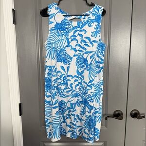 Lilly Pulitzer Eliza Resort White Glisten In The Sun Dress Size Large